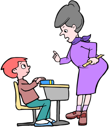 Student and teachers clipart