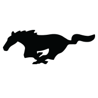 Mustang Silhouette ford mustang silhouette window decal [] : GRFX ...