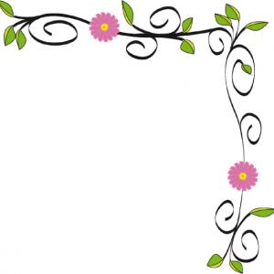 Border Flower Graphic - ClipArt Best