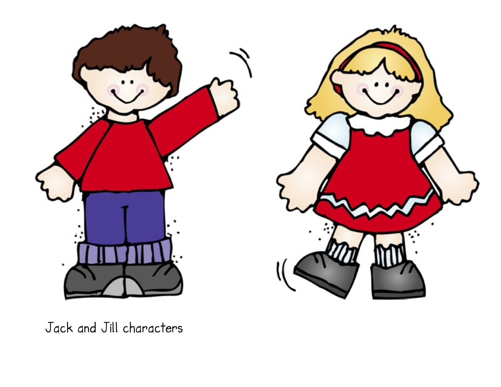 Free clipart photo of jack and jill nursery rhyme