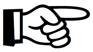 Finger pointer icon clipart