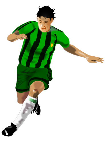 428 free soccer player vector | Public domain vectors