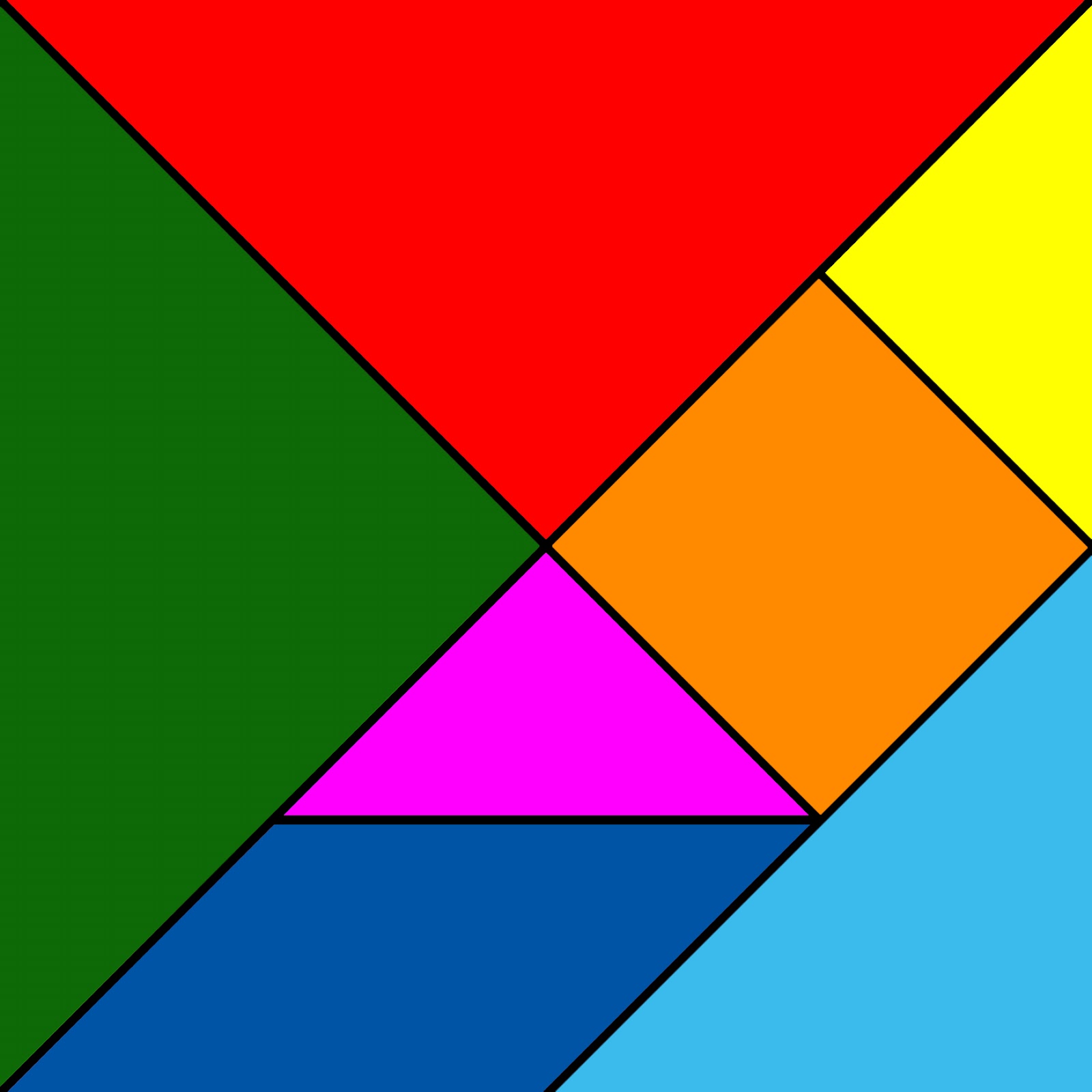 Tangram Template | playbestonlinegames