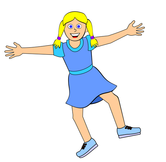 Blonde Girl Clipart