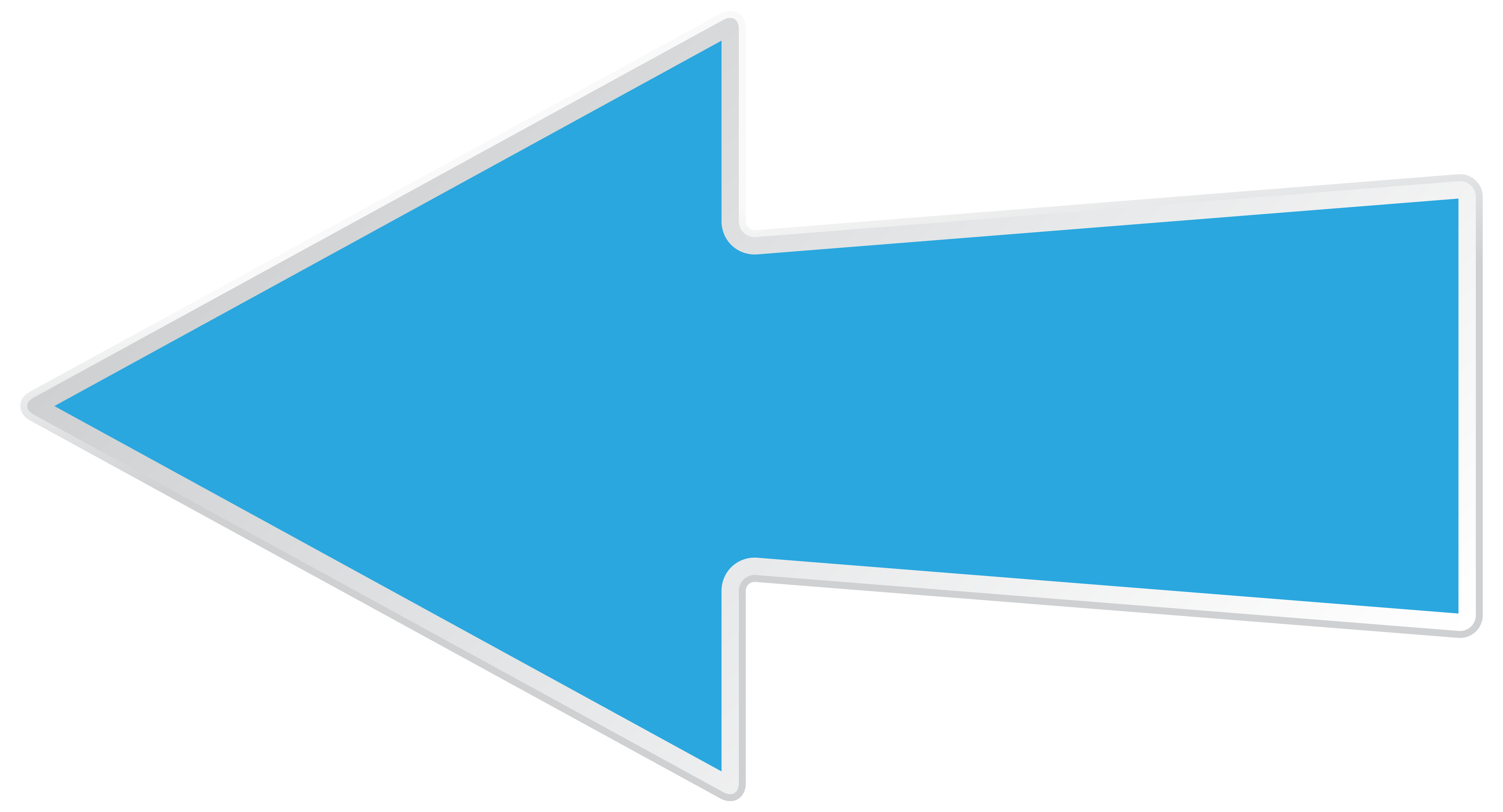 Blue left arrow transparent clip art image - Cliparting.com