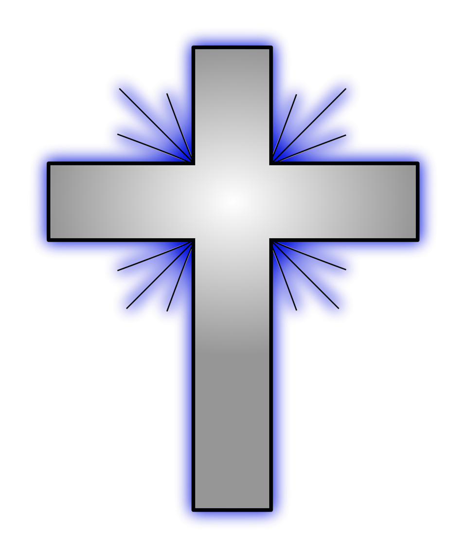 Cross No Background Flowers Clipart