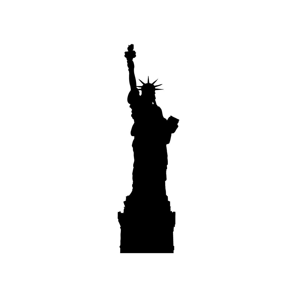 Statue Of Liberty Silhouette Clipart