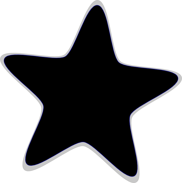 Star Clip Art Black And White - Free Clipart Images