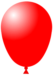 Red Balloon Clipart