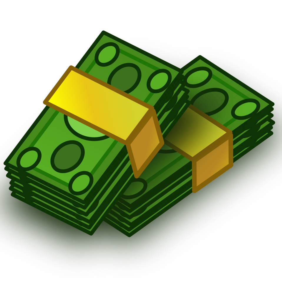 Pile of money clipart