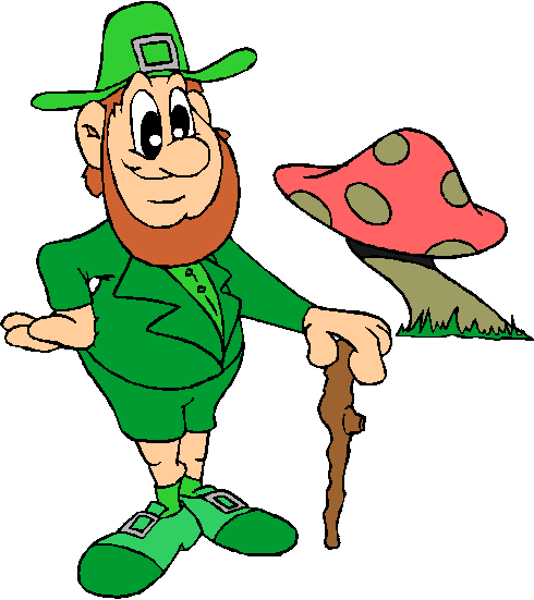 Leprechaun house clipart