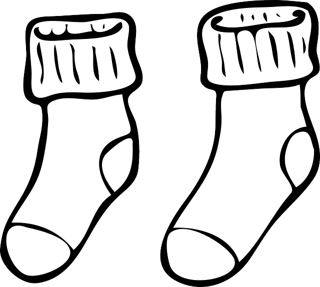 Socks black and white funky sock clip art black and white funky ...