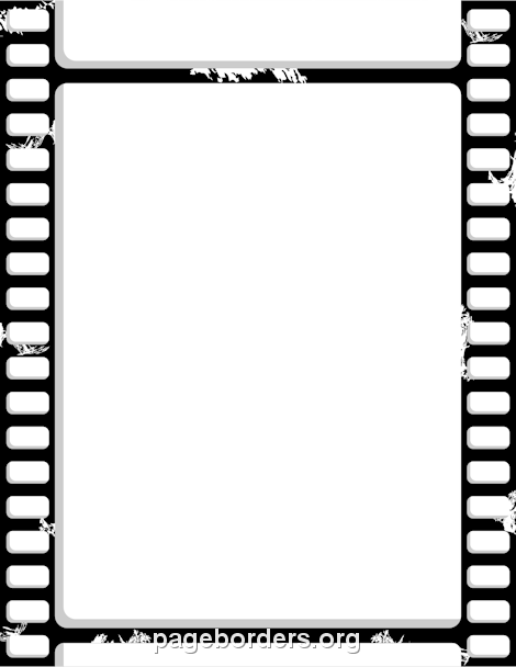 Film Strip Border: Clip Art, Page Border, and Vector Graphics