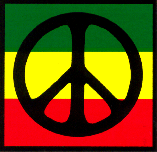 Rasta Peace Sign, Rasta Peace Sign Hand In harmony in world peace ...