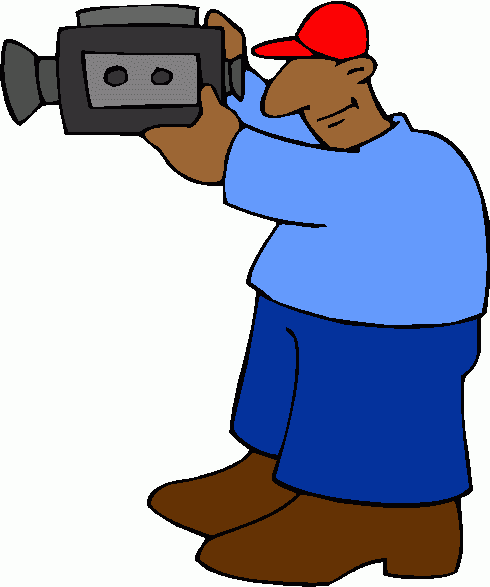 Cameraman clipart