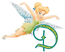 Tinkerbell Animated Alphabet Tink Gif Cute Doll Girl Blonde Blue ...