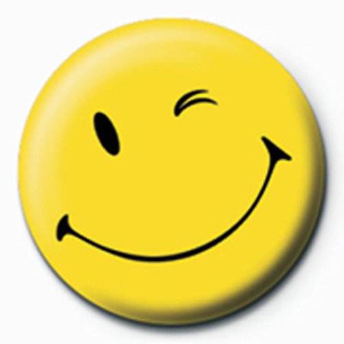 Smiley - Wink - Ansteck Button Ã?2,5 cm: Amazon.de: KÃ¼che & Haushalt
