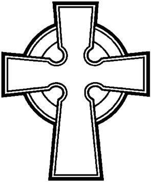 Free celtic cross clipart