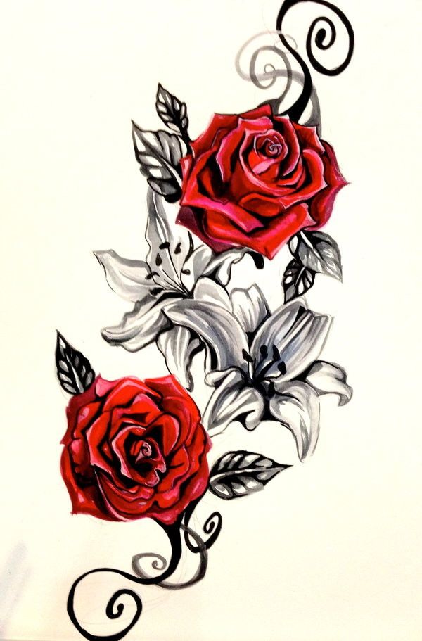Rose Tatouage | Tattoo, Temporary ...