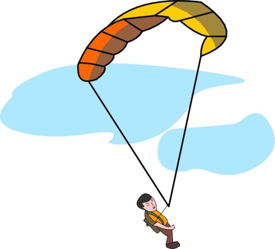 Parachute Clip Art - Tumundografico