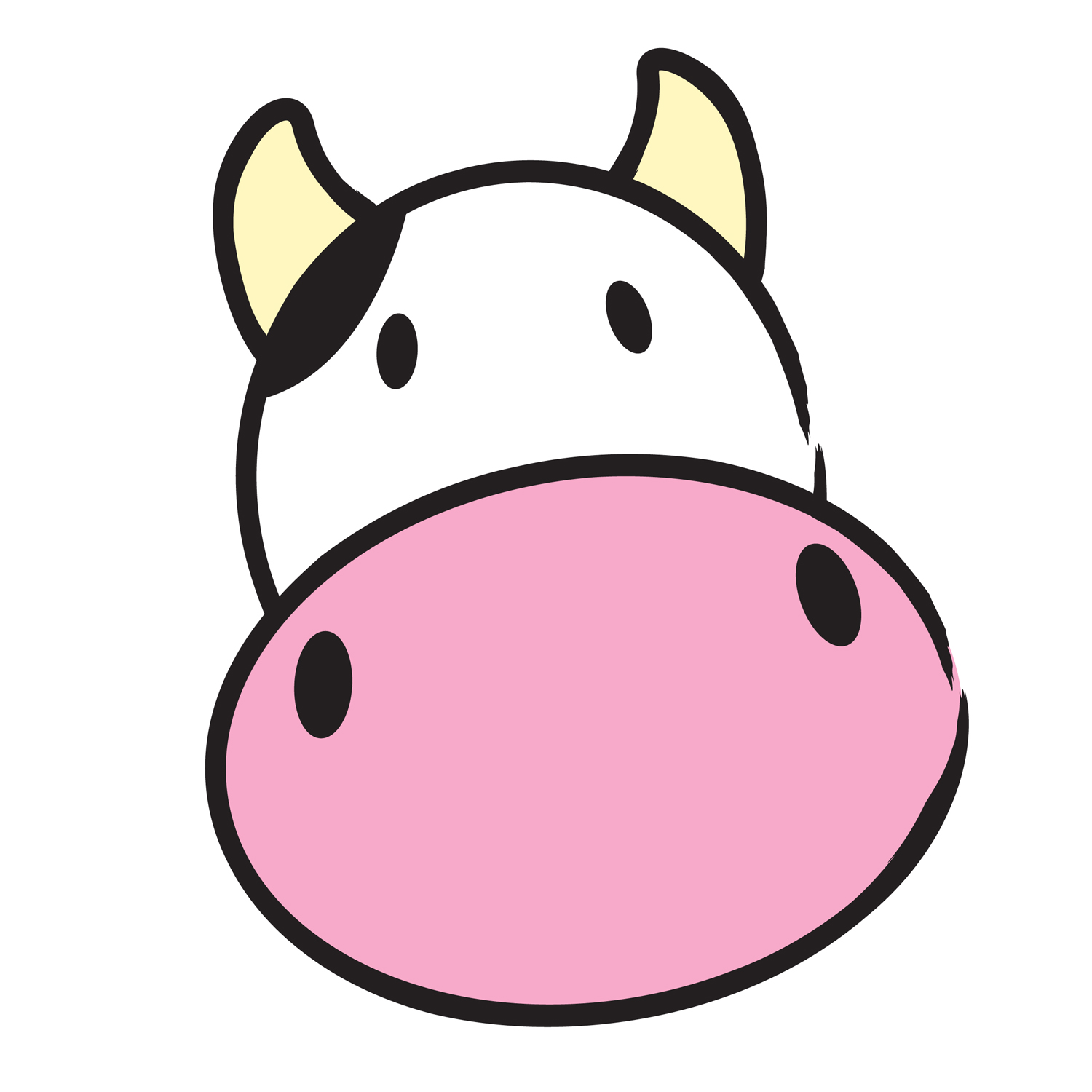 Cartoon Cow Head - ClipArt Best