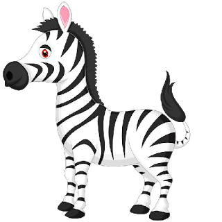 Cute Baby Zebra - Zebra Cartoon Pictures