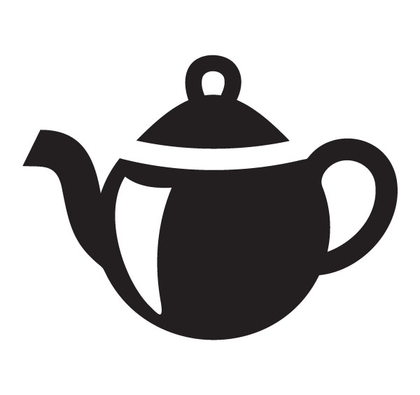 Victorian tea pot illustration vintage teapot clipart black and ...