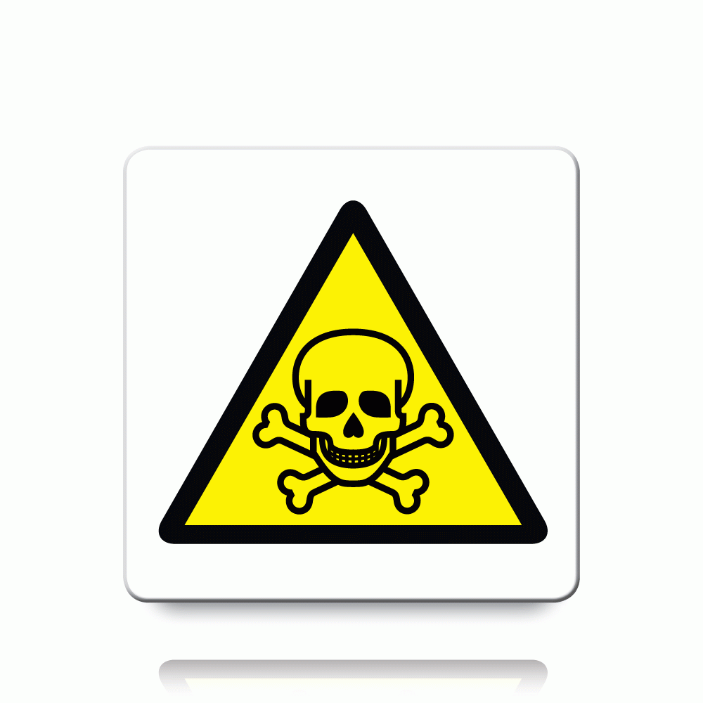 Buy Warning Toxic Labels | Danger & Warning Stickers