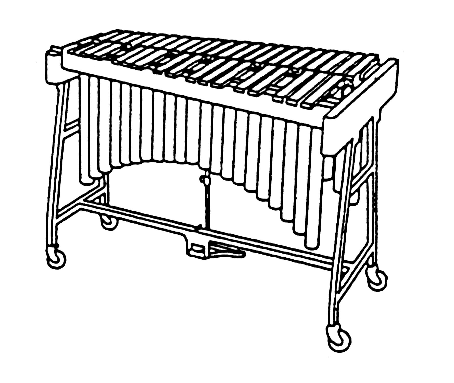 Xylophone Clipart Black And White Free Clipart ClipArt Best