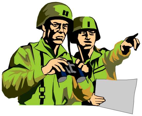 Military clip art images