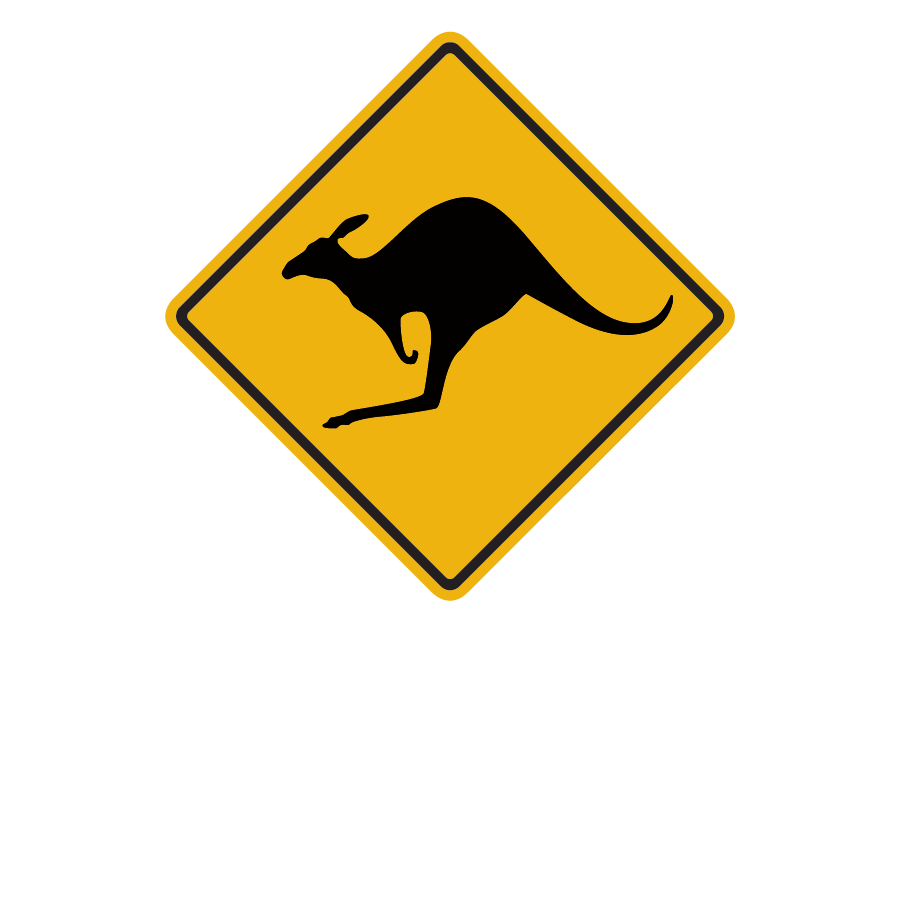 kangaroo crossing clip art - photo #17