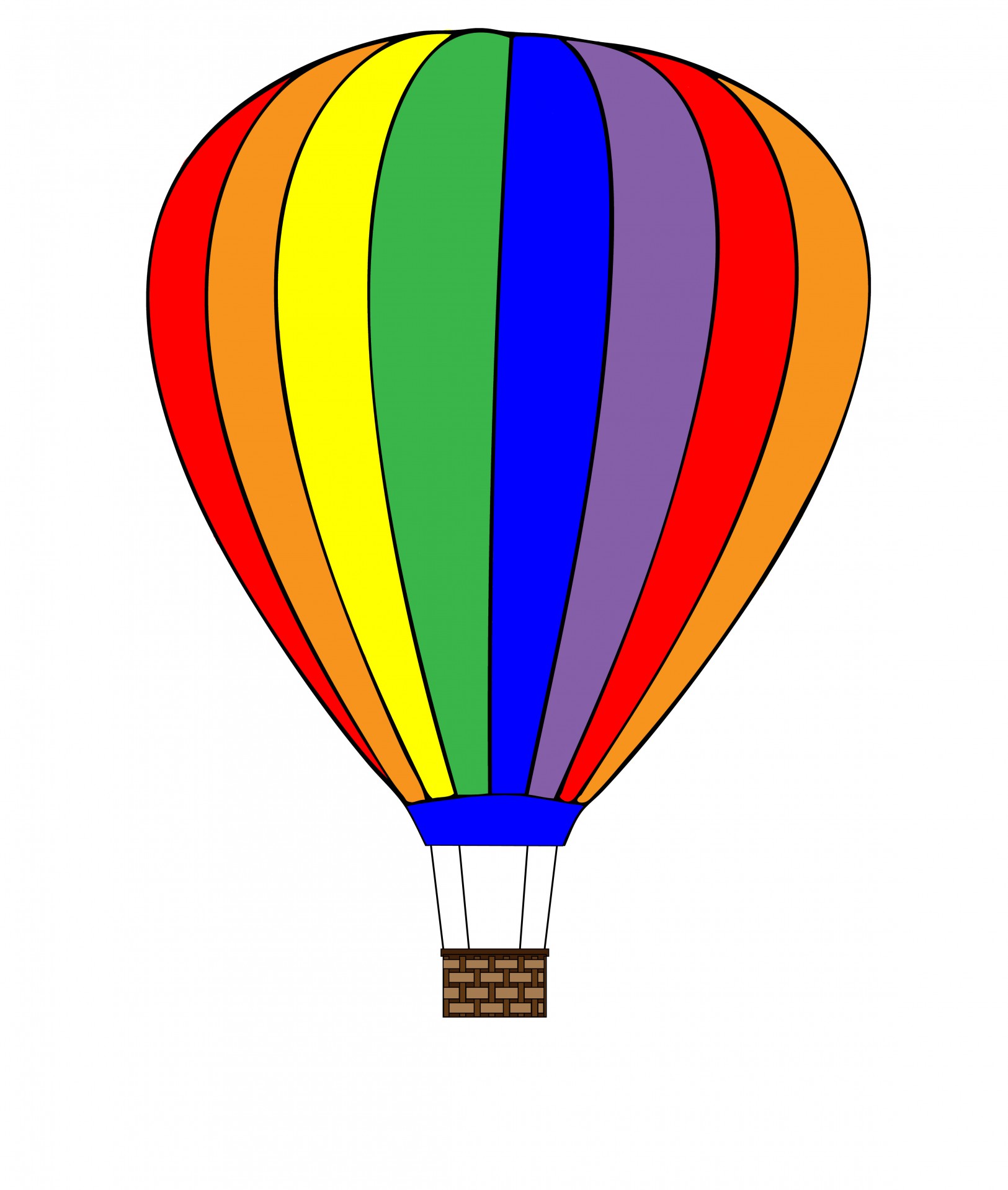 Free hot air balloon clip art