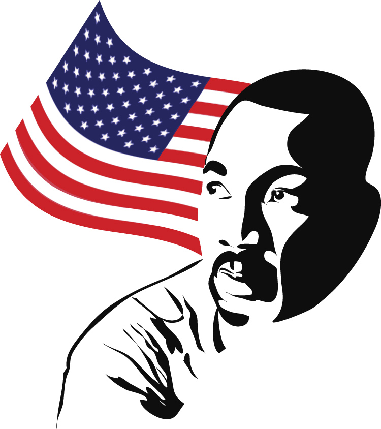Martin luther king jr day clip art