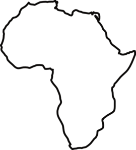 Africa map clipart png