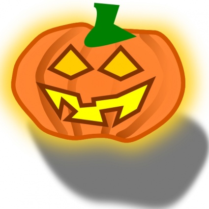Scary pumpkin clip art