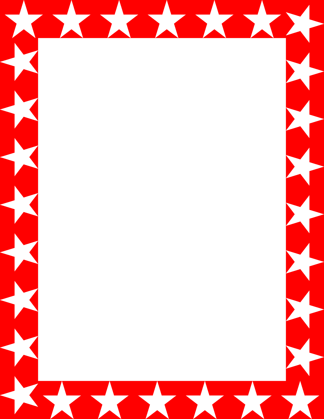 Image of Star Border Clipart #11249, Red And Blue Stars Border ...