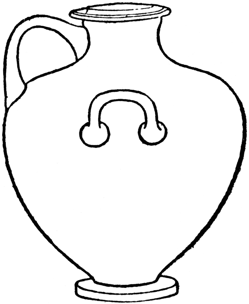 Vase Line Drawing - ClipArt Best