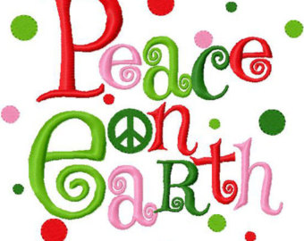 Peace on earth clip art