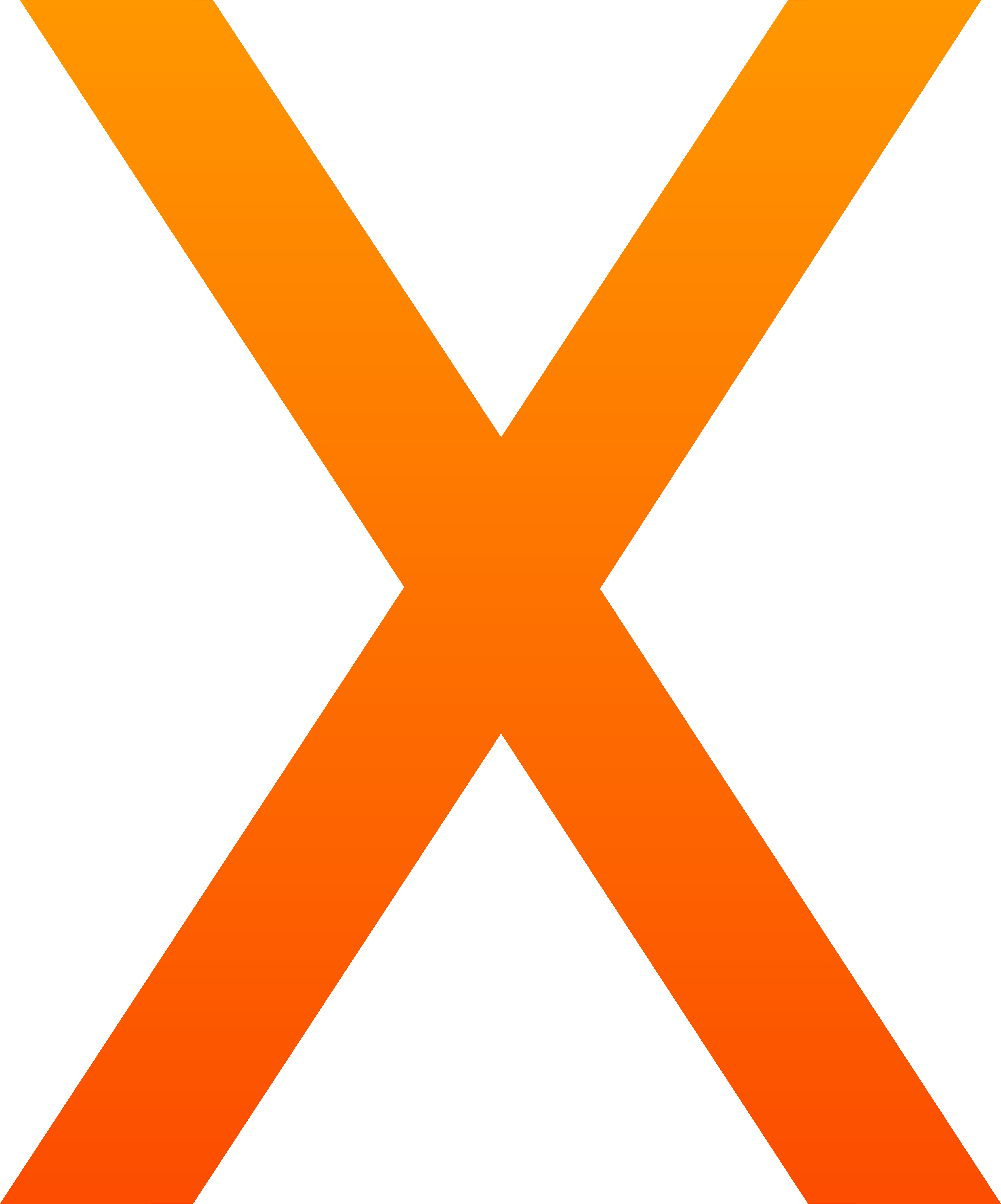 The letter x clipart