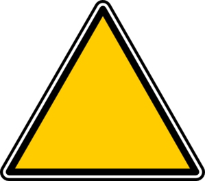 Caution symbol clip art