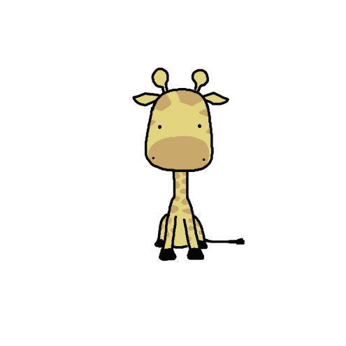 Cute Cartoon Dancing Giraffe Greeting Card Zazzle Galleries Zimbio