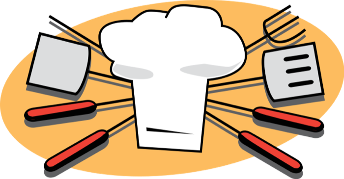 Animated chef tools clipart