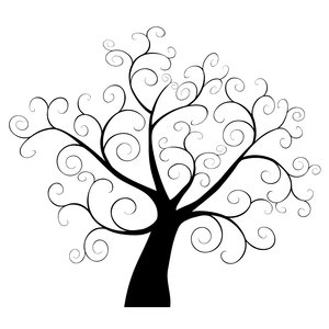 461 views Tree silhouette clipart free