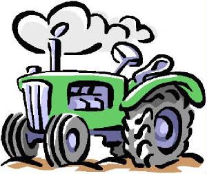 Animated tractors clipart