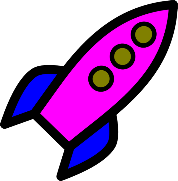 Animated rocket clipart