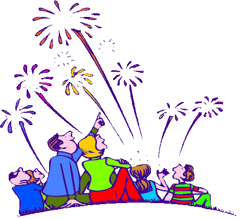 Kids fireworks clipart free