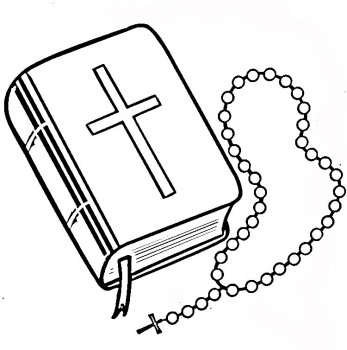 Pray The Rosary Clipart