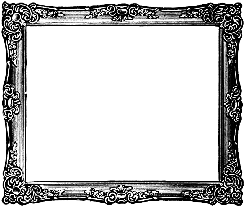 Picture frame clipart border