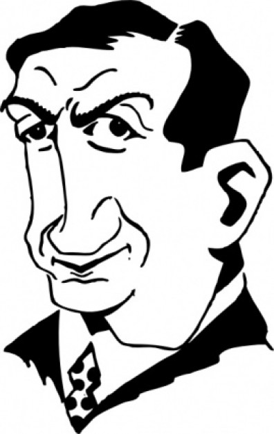 Cartoon Person Face clip art | Download free Vector
