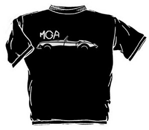 Electrical Connectors MGA SILHOUETTE ON BLACK T-